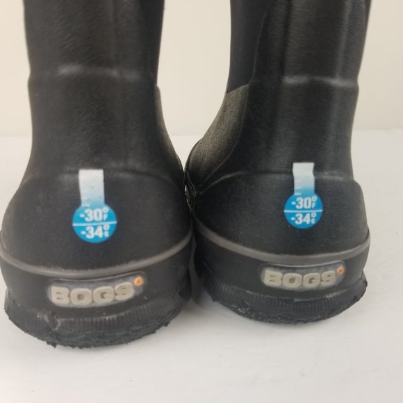 Bogs Black Kids Rain & Snow Boots - Picture 9 of 9